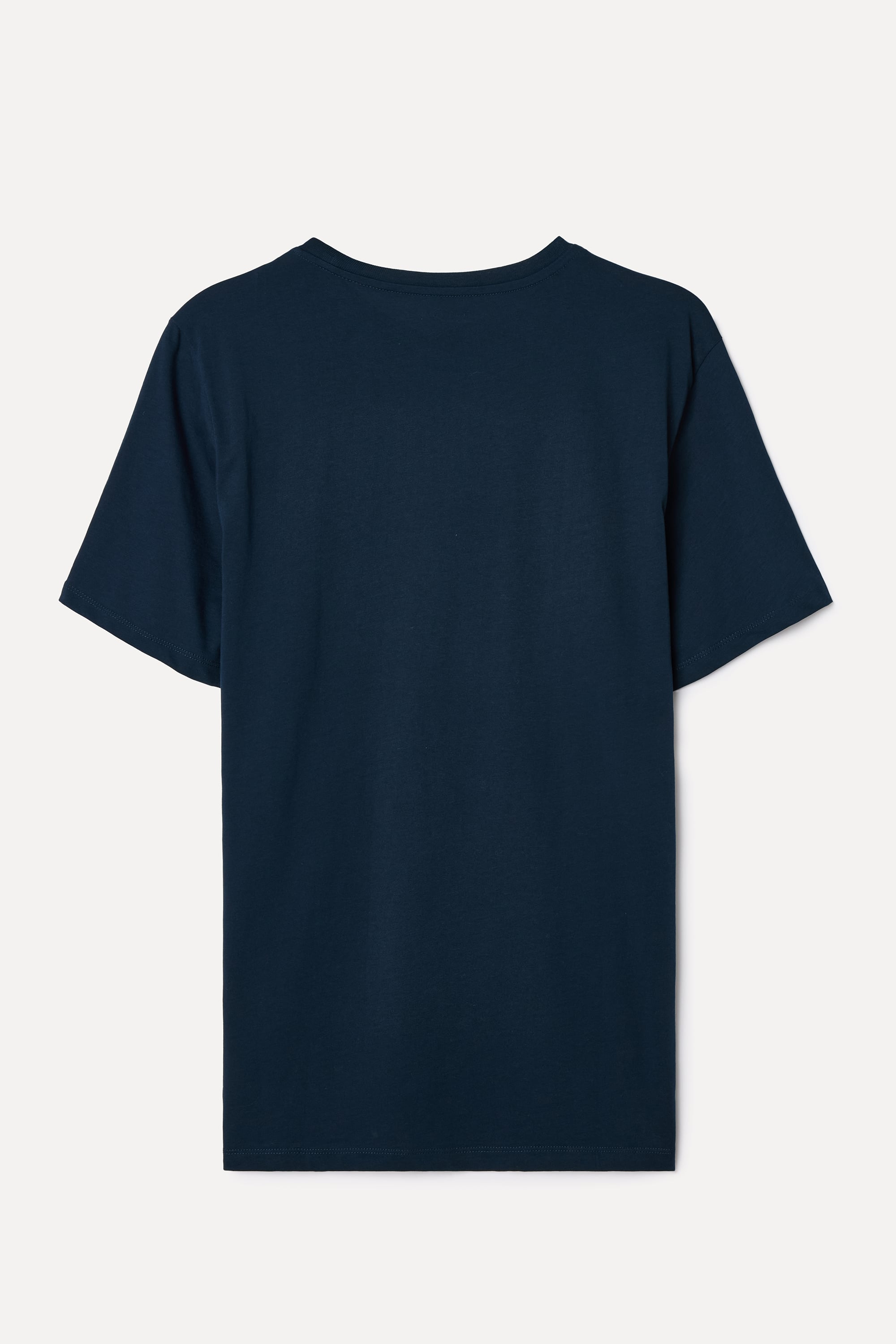 BASKILI BİSİKLET YAKA T-SHIRT