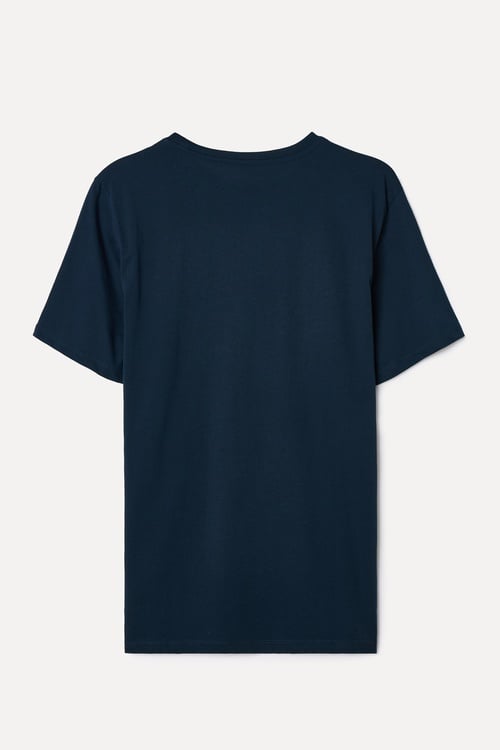  BASKILI BİSİKLET YAKA T-SHIRT