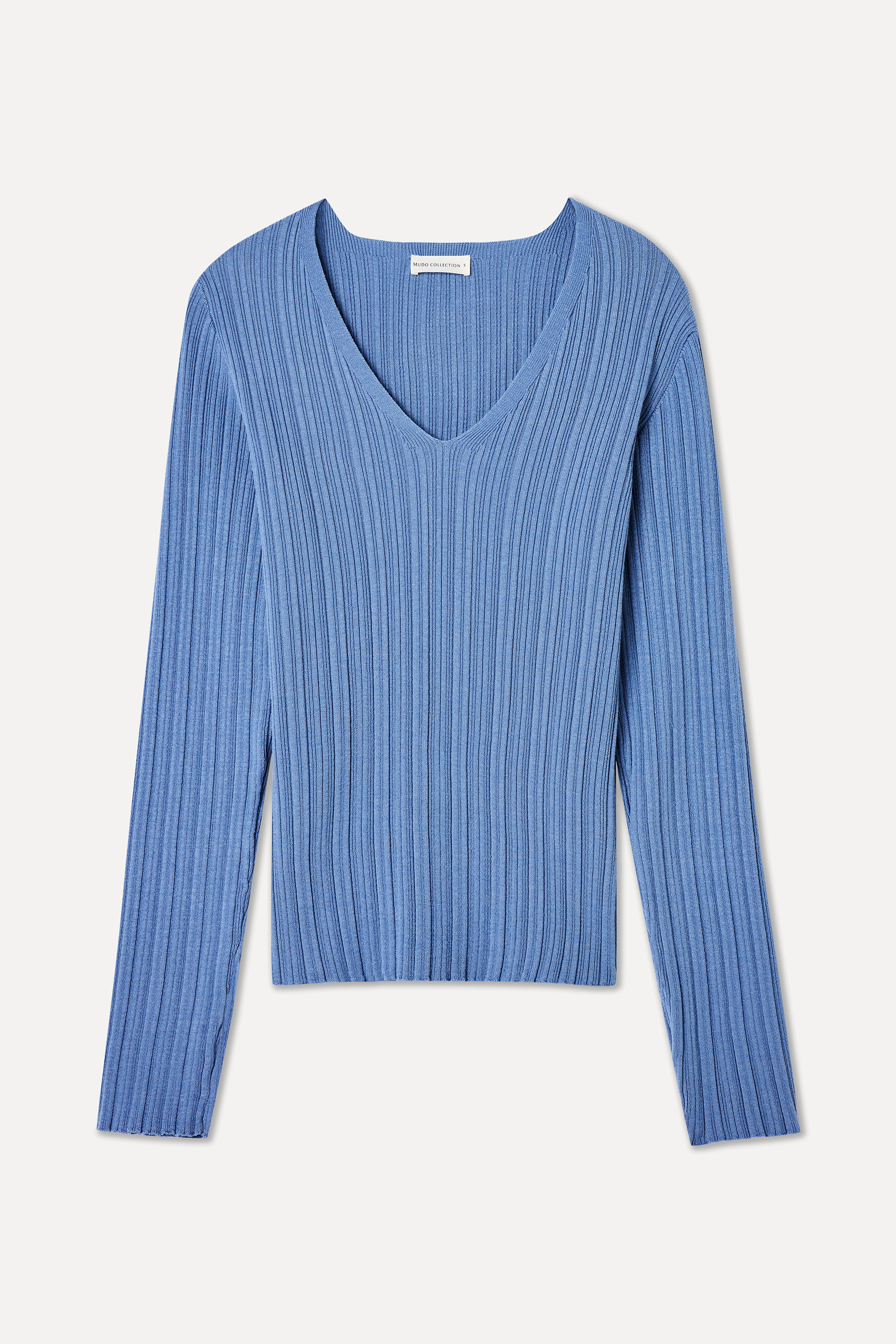 V YAKA FITTED TRİKO KAZAK