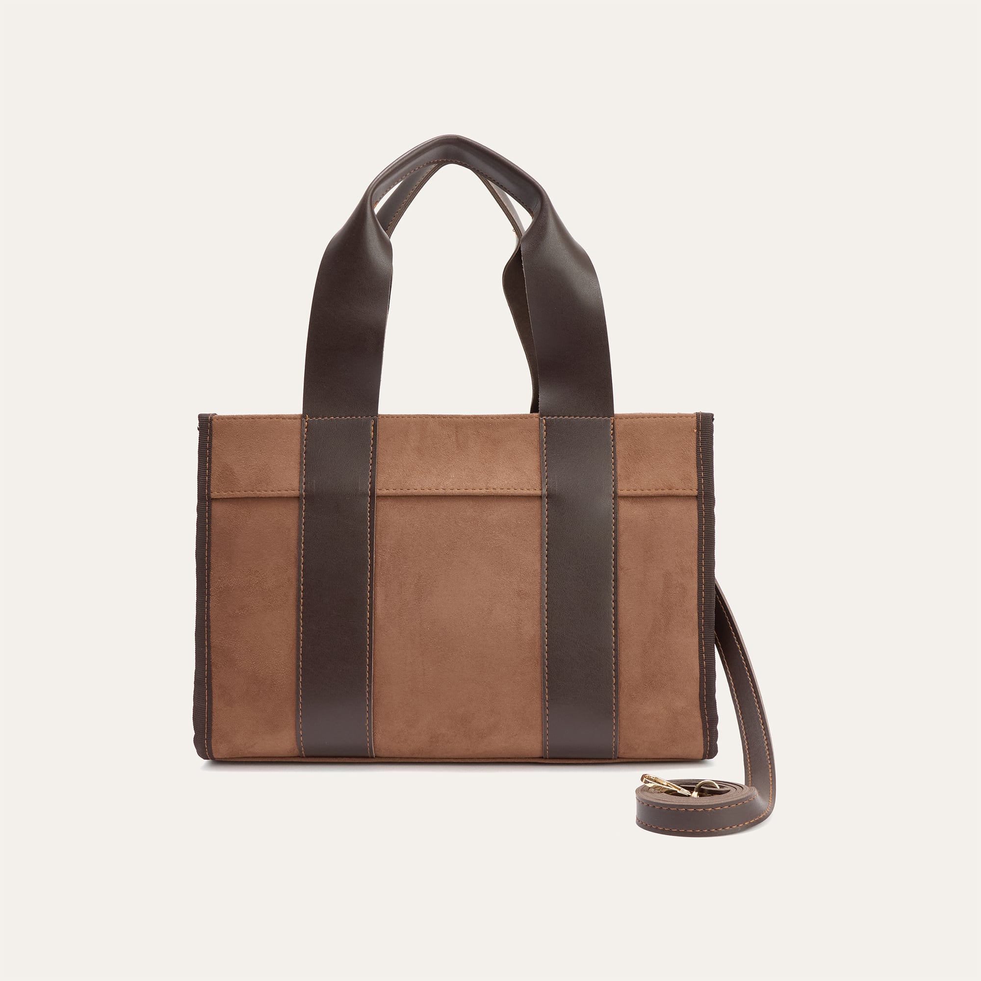 SÜET DOKULU ASKILI EL ÇANTASI