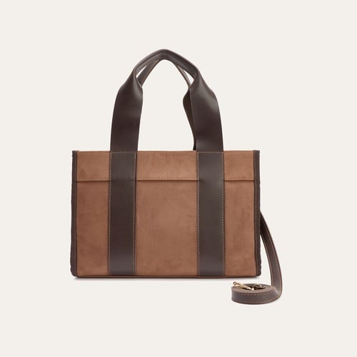 SÜET DOKULU ASKILI EL ÇANTASI