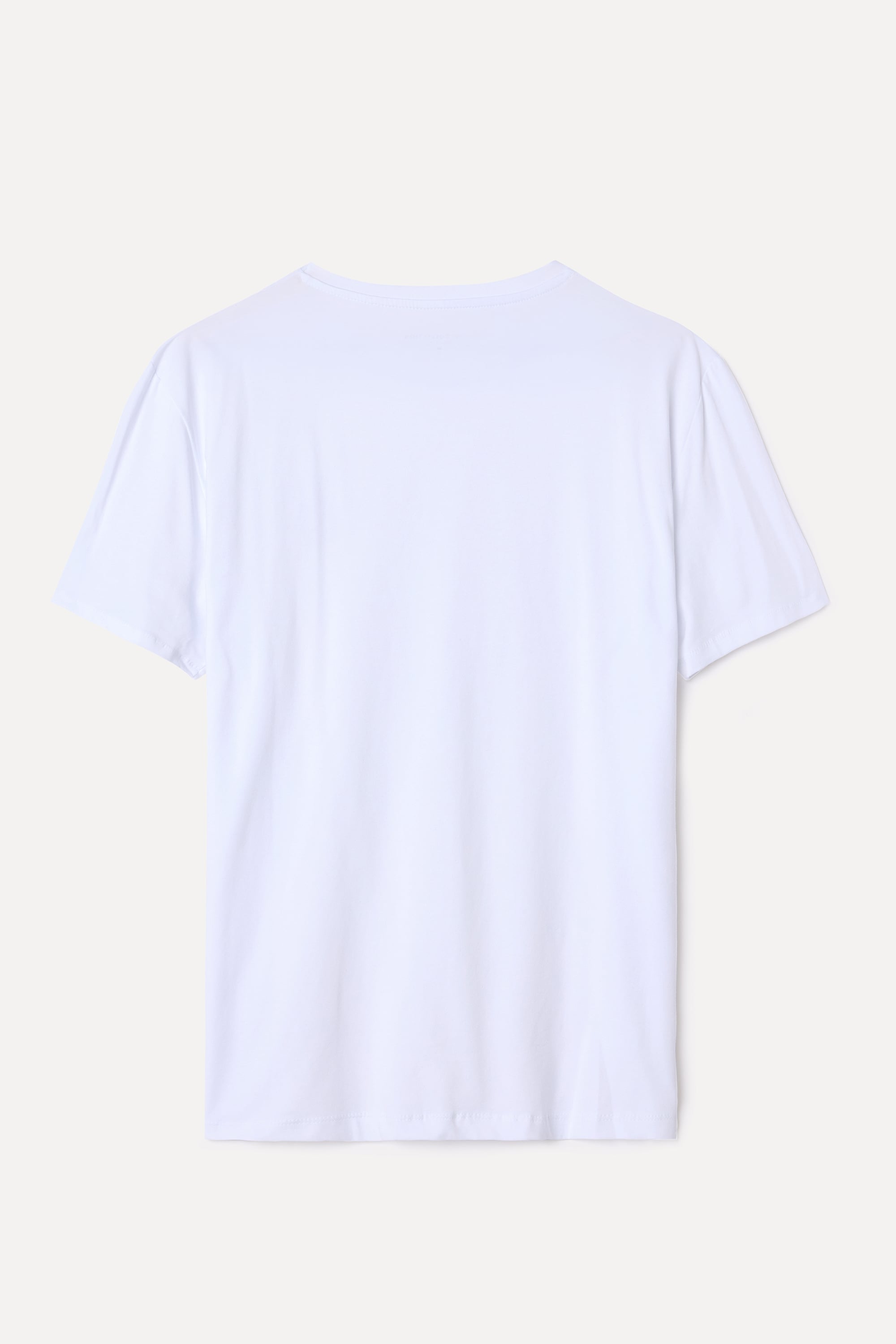 BASKILI BİSİKLET YAKA T-SHIRT