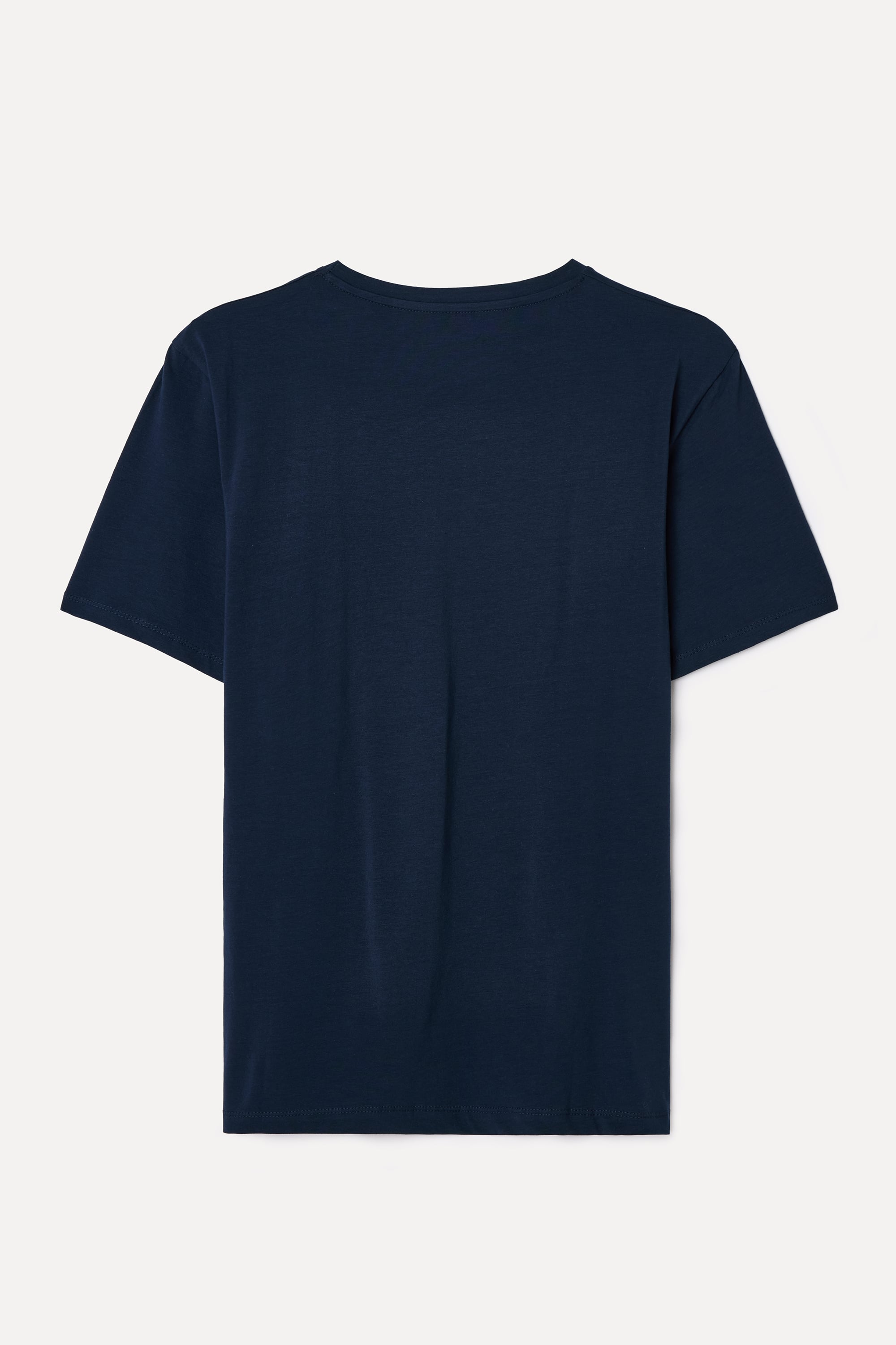 BASKILI BİSİKLET YAKA T-SHIRT