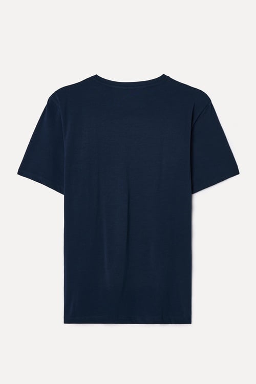  BASKILI BİSİKLET YAKA T-SHIRT