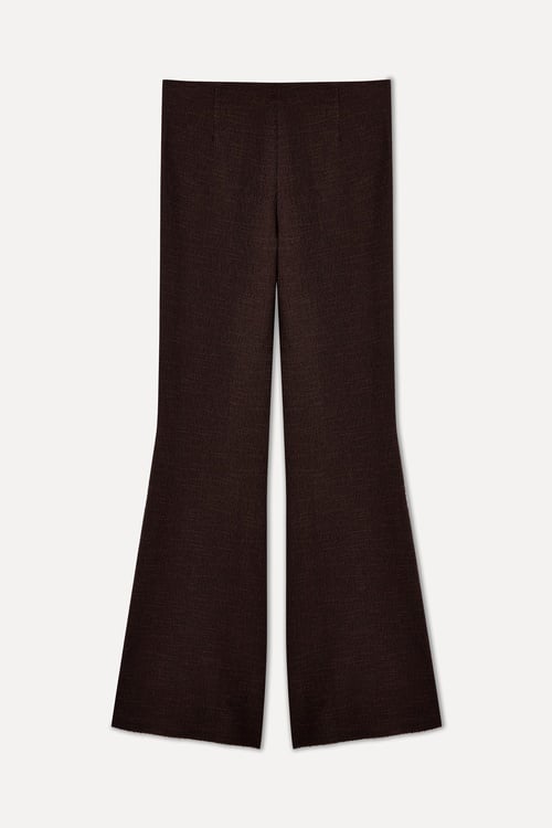 FLARE FIT ÖRME PANTOLON