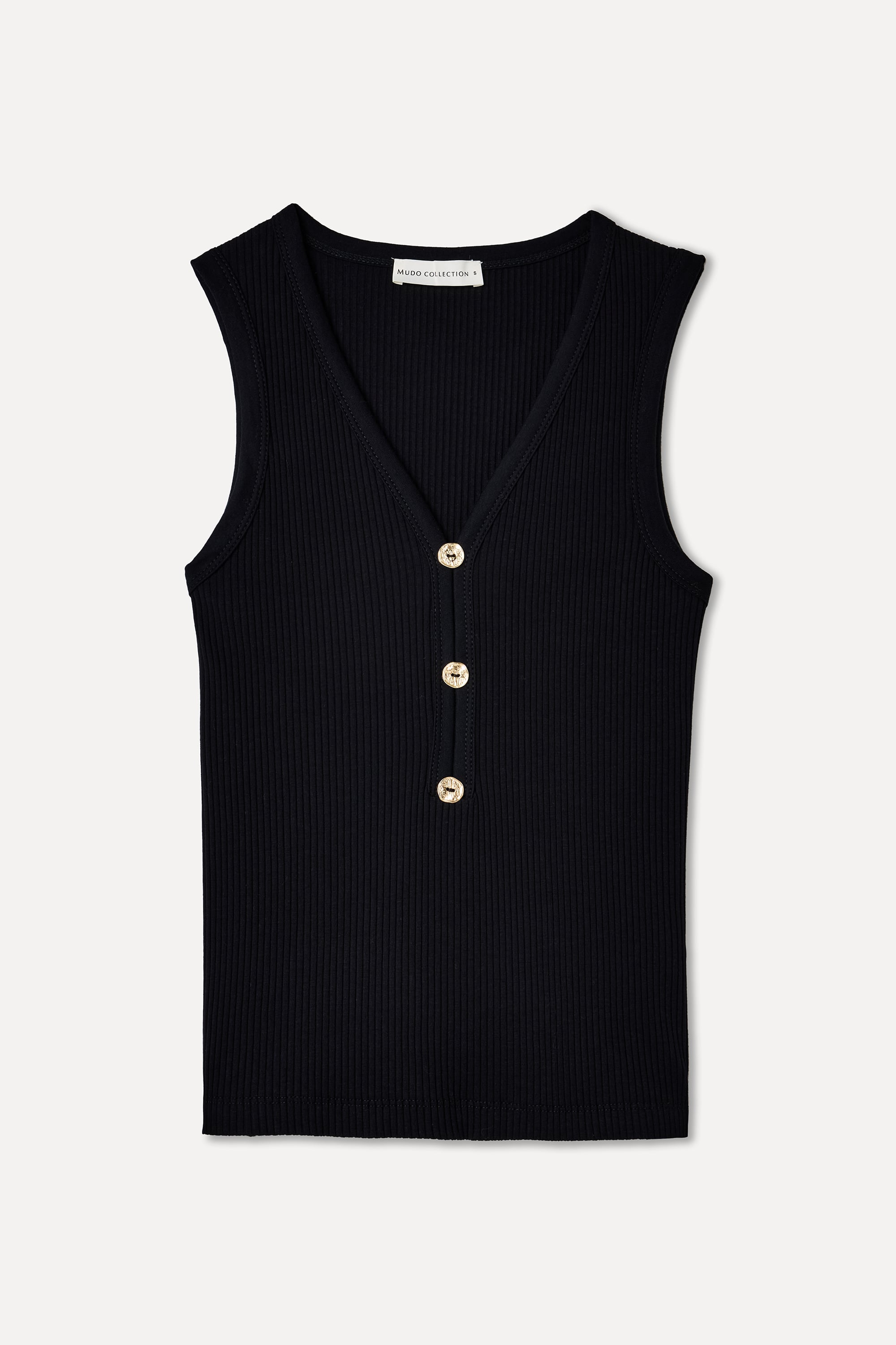 V YAKA FITTED KOLSUZ T-SHIRT