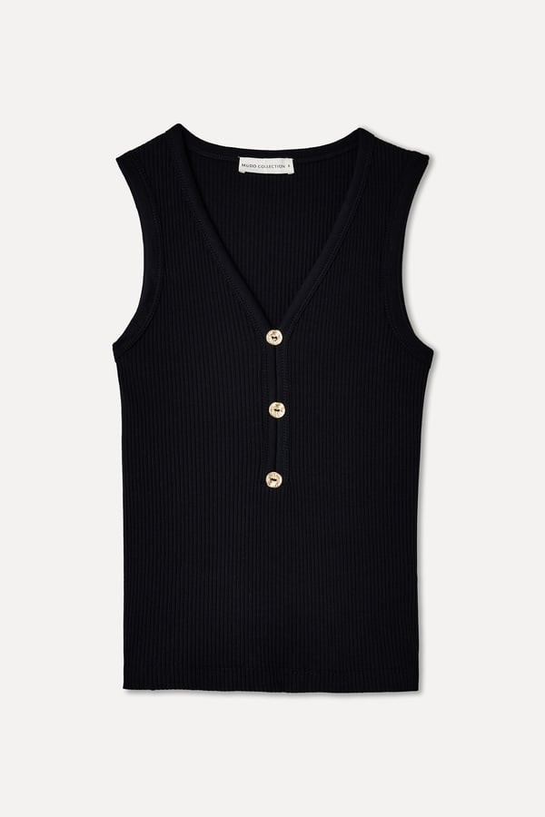 V YAKA FITTED KOLSUZ T-SHIRT