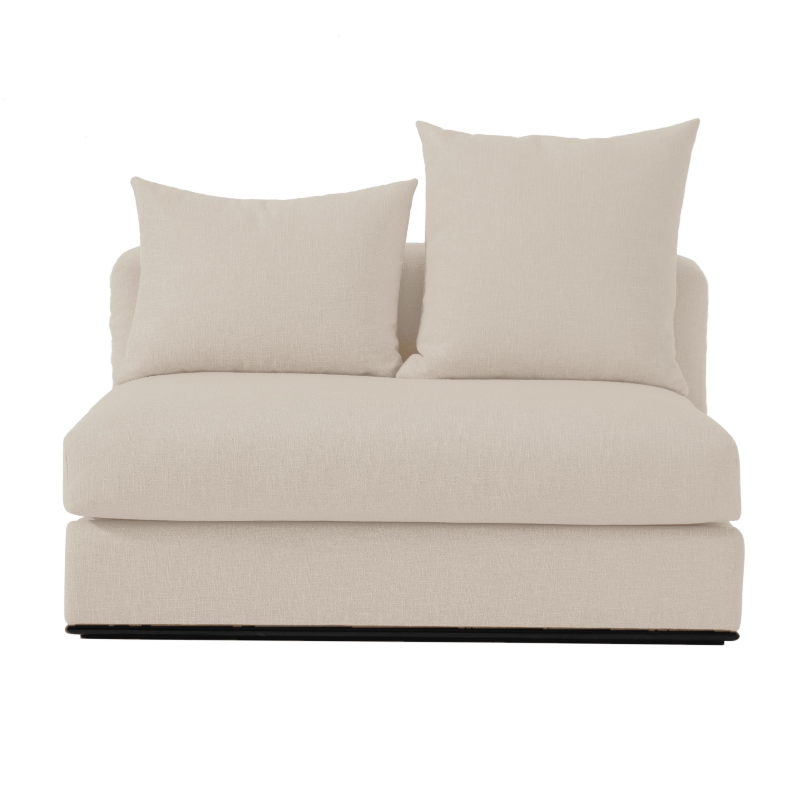 MIKLA KOLTUK KOLSUZ MODÜL 120CM FİLDİŞİ