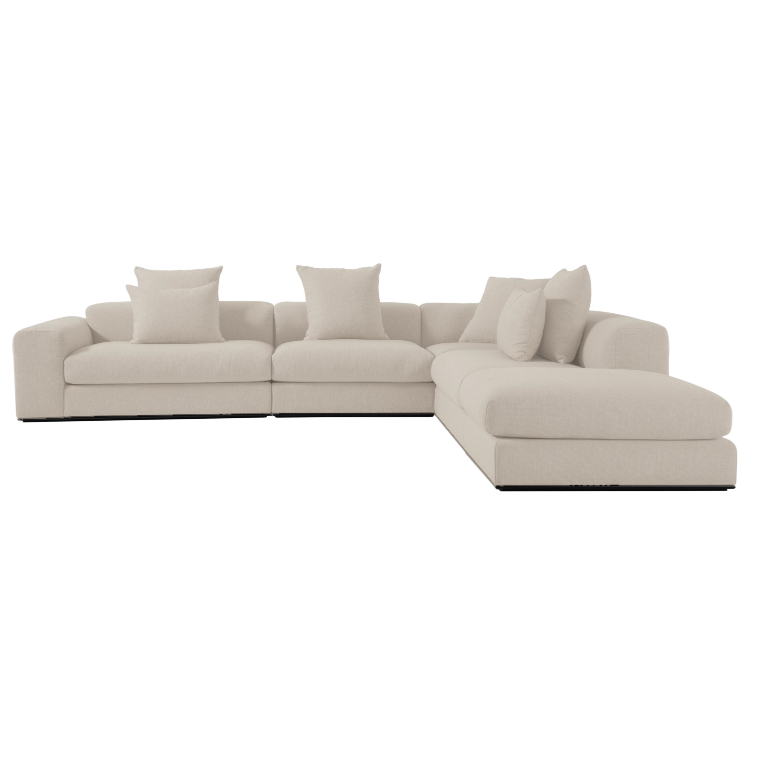 MIKLA KOLTUK KOLSUZ MODÜL 120CM FİLDİŞİ