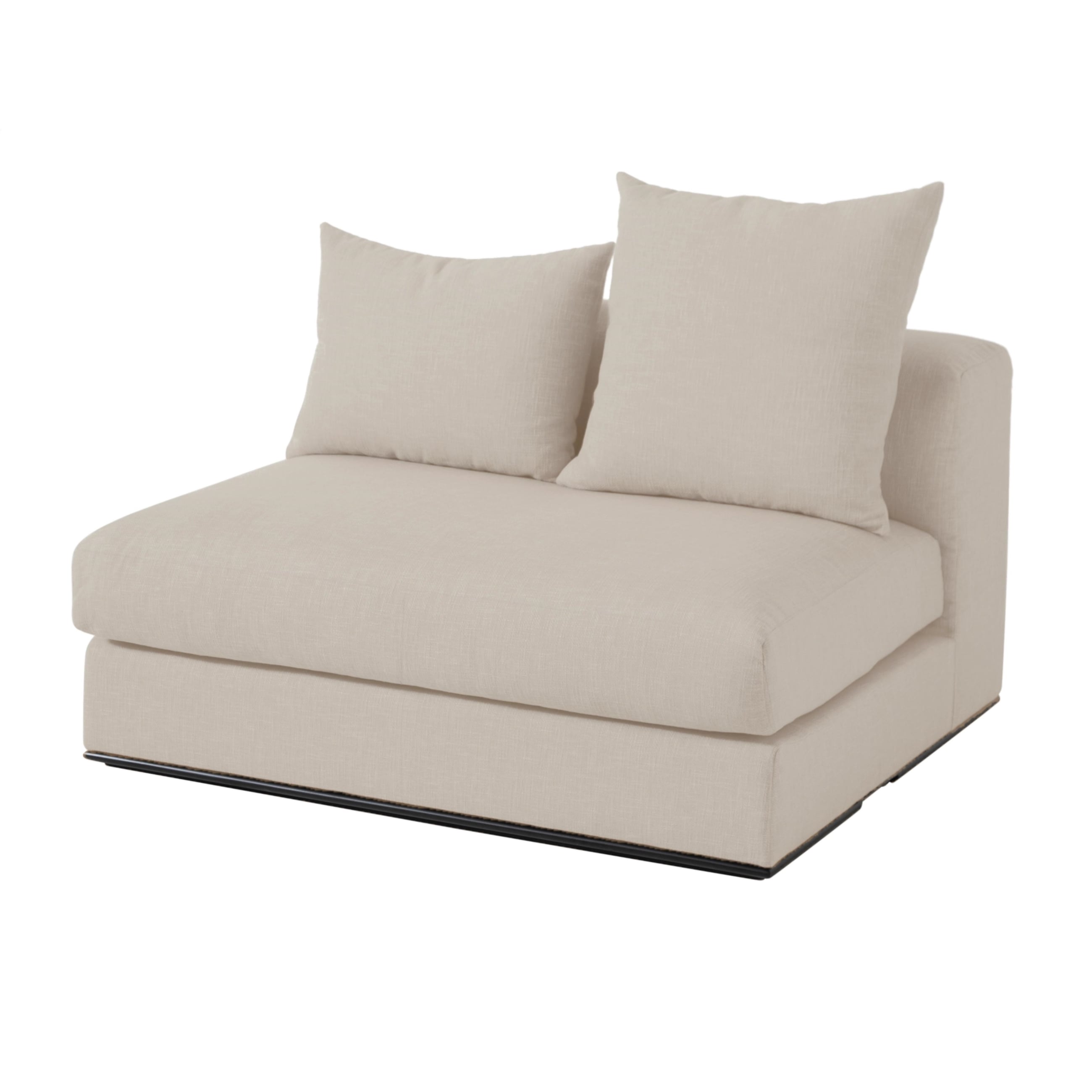 MIKLA KOLTUK KOLSUZ MODÜL 120CM FİLDİŞİ