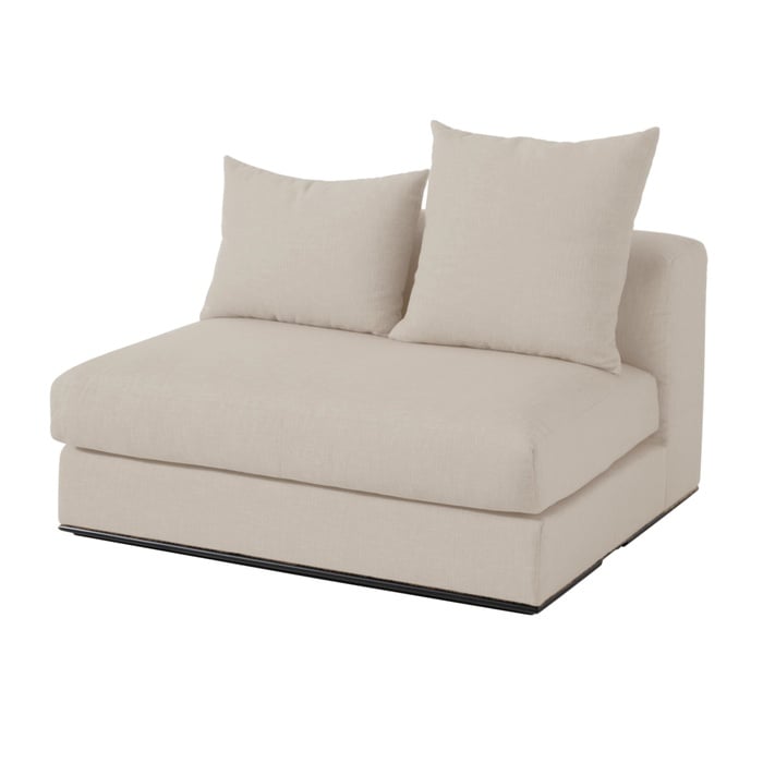 MIKLA KOLTUK KOLSUZ MODÜL 120CM FİLDİŞİ