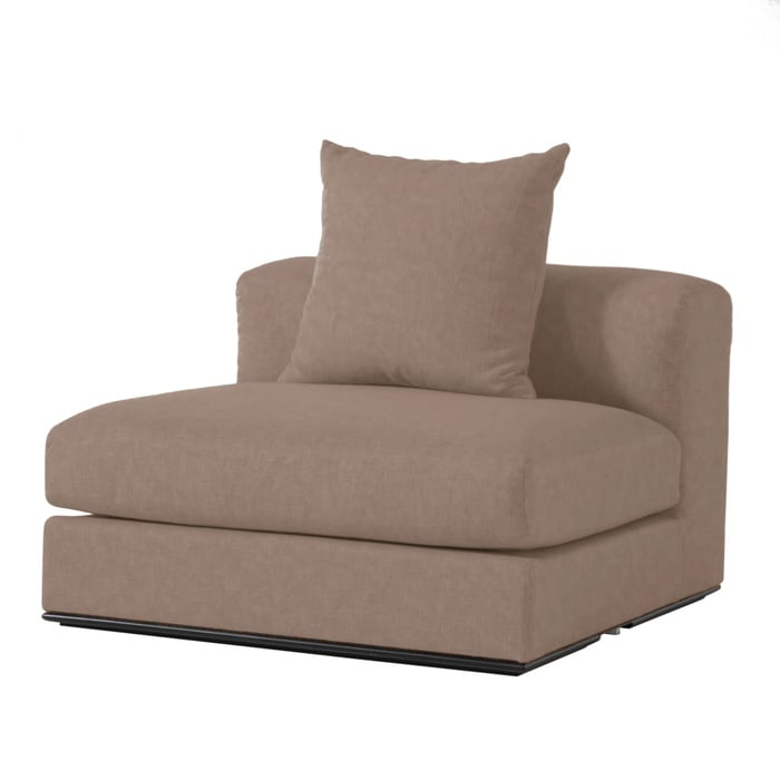 MIKLA KOLTUK KOLSUZ MODÜL 100CM VİZON