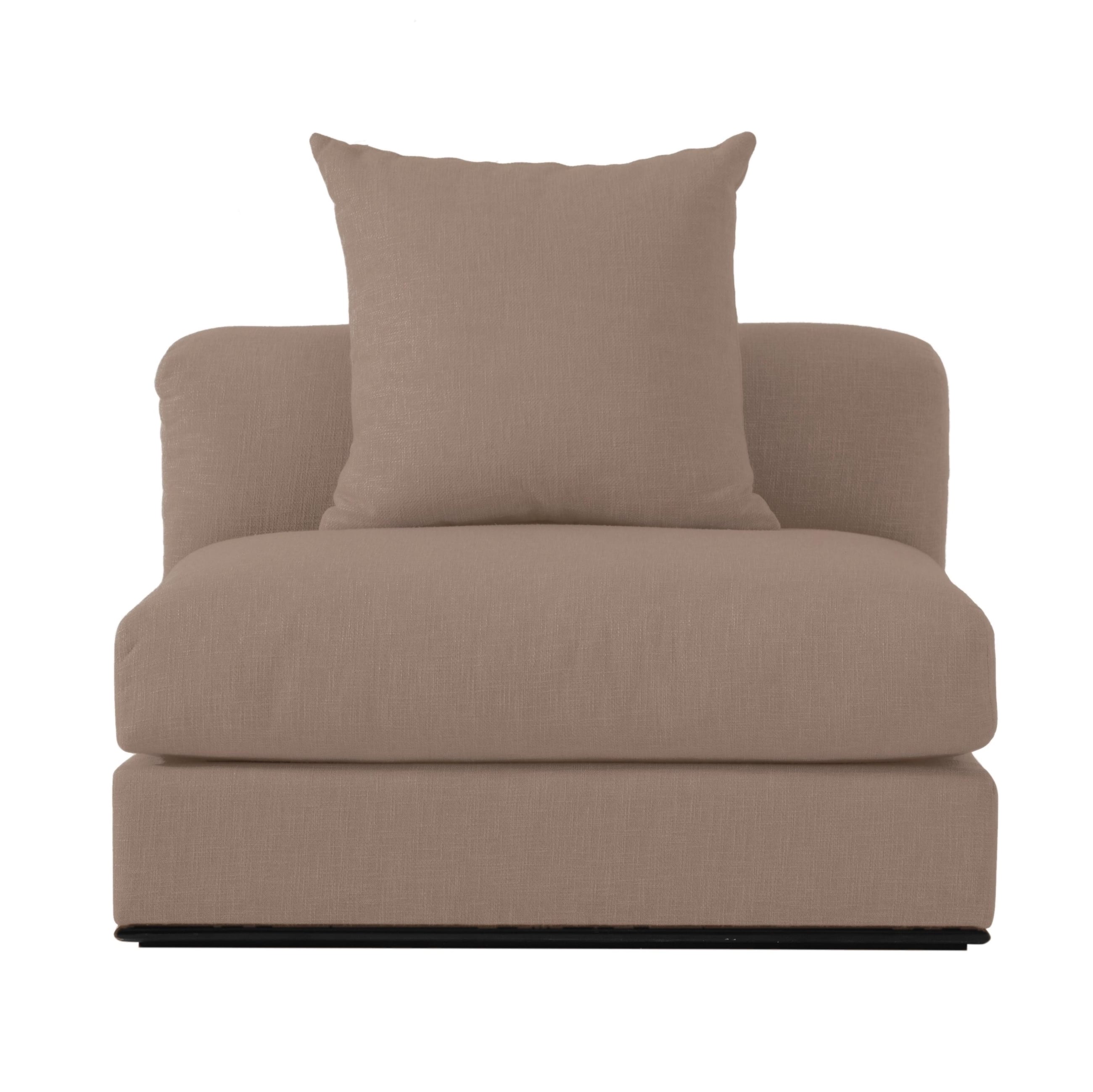 MIKLA KOLTUK KOLSUZ MODÜL 100CM VİZON