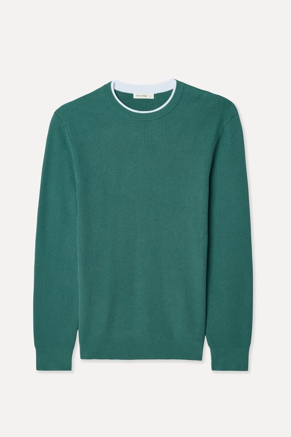 ÖRGÜLÜ BİSİKLET YAKA KAZAK