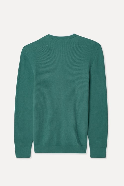 ÖRGÜLÜ BİSİKLET YAKA KAZAK