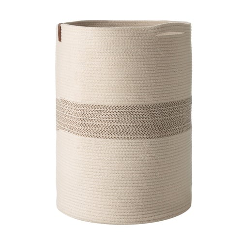 VENUS ÇAMAŞIR SEPETİ BEJ EKRU 35X35X45