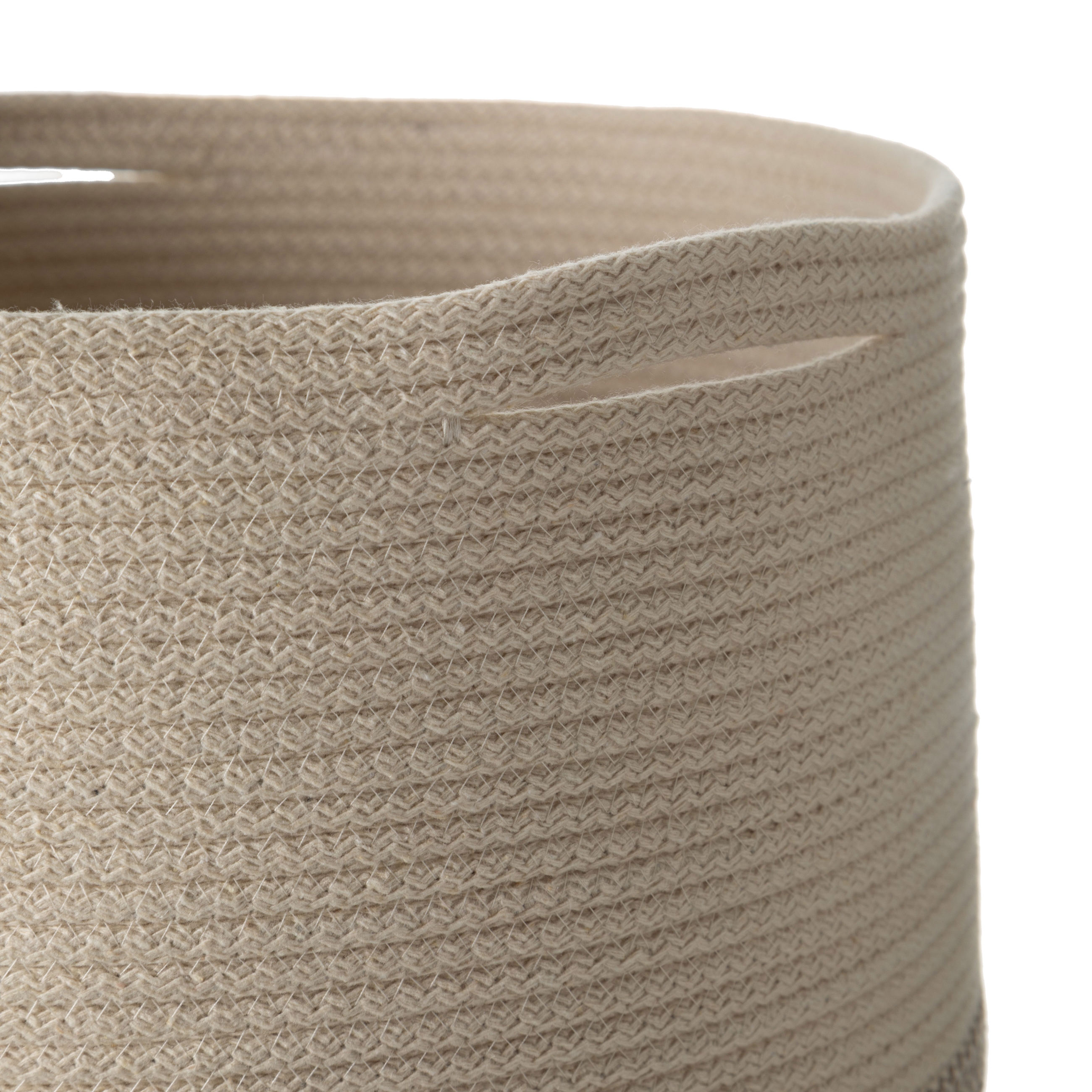 VENUS ÇAMAŞIR SEPETİ BEJ EKRU 35X35X45