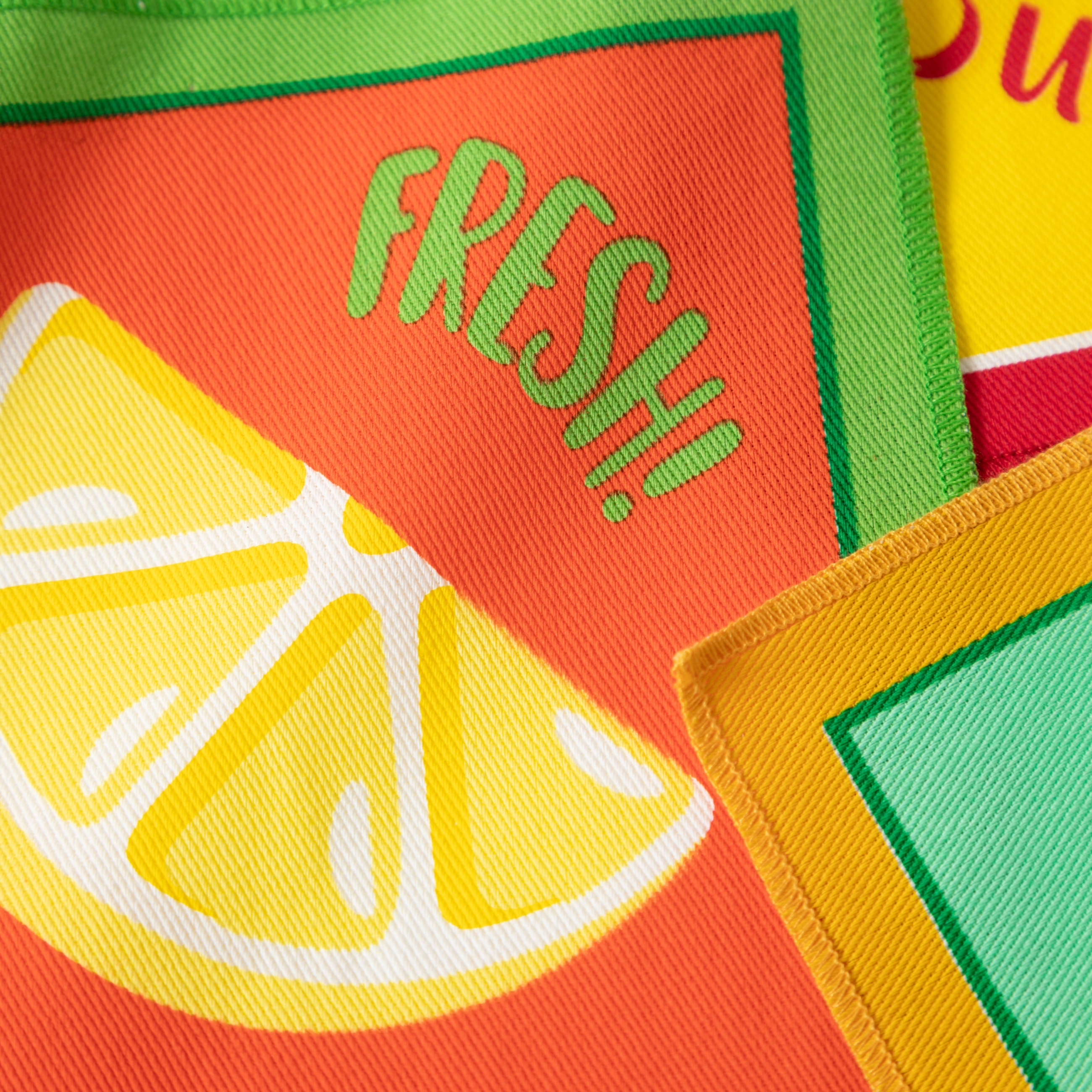 FRUIT 4'LÜ KOKTEYL PEÇETE SETİ 15X15