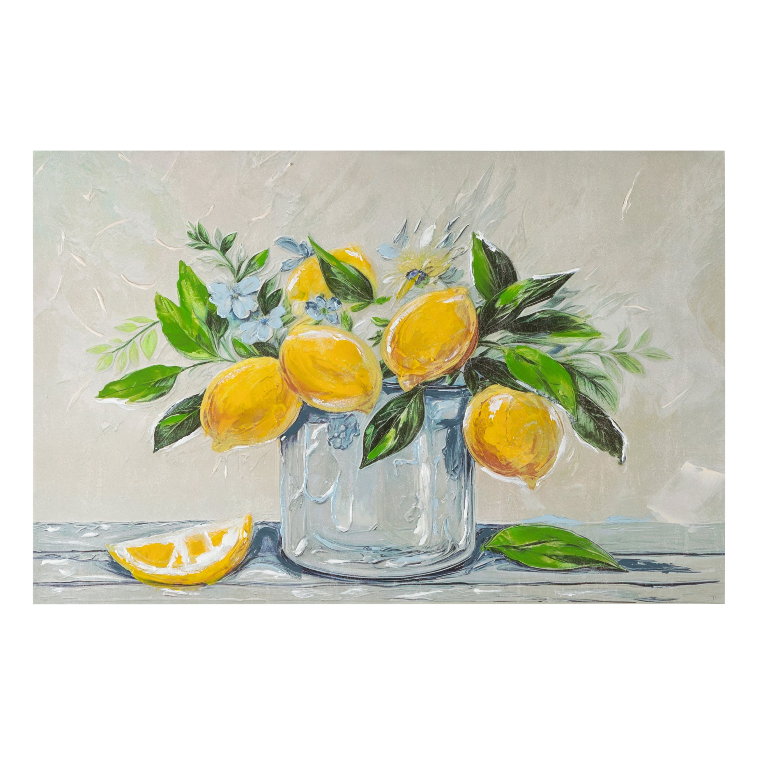 ZITRONE YAĞLIBOYA TABLO 60X90 CM