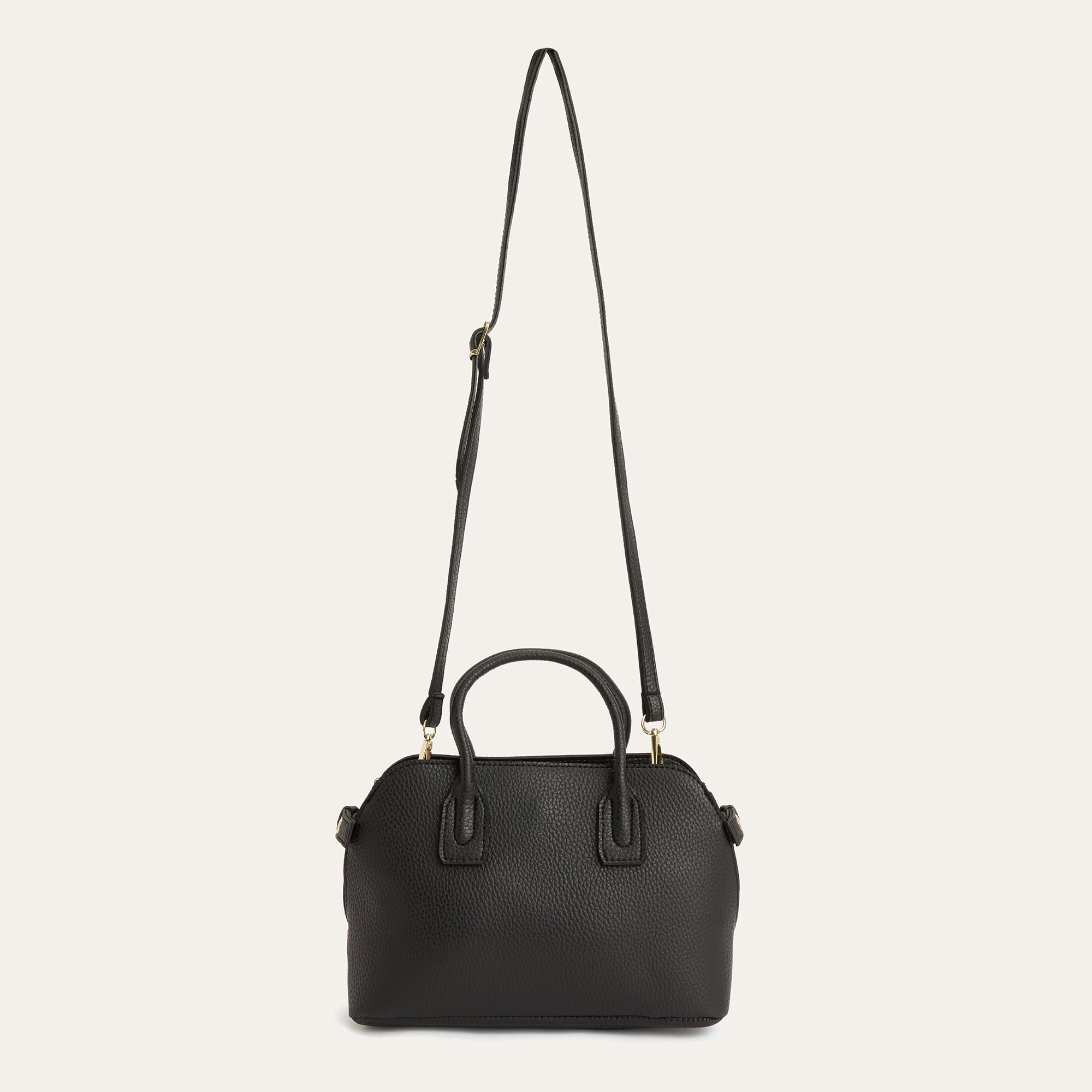 DERİ GÖRÜNÜMLÜ OMUZ ÇANTASI