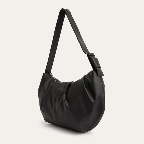 BÜZGÜLÜ DERİ GÖRÜNÜMLÜ EL ÇANTASI