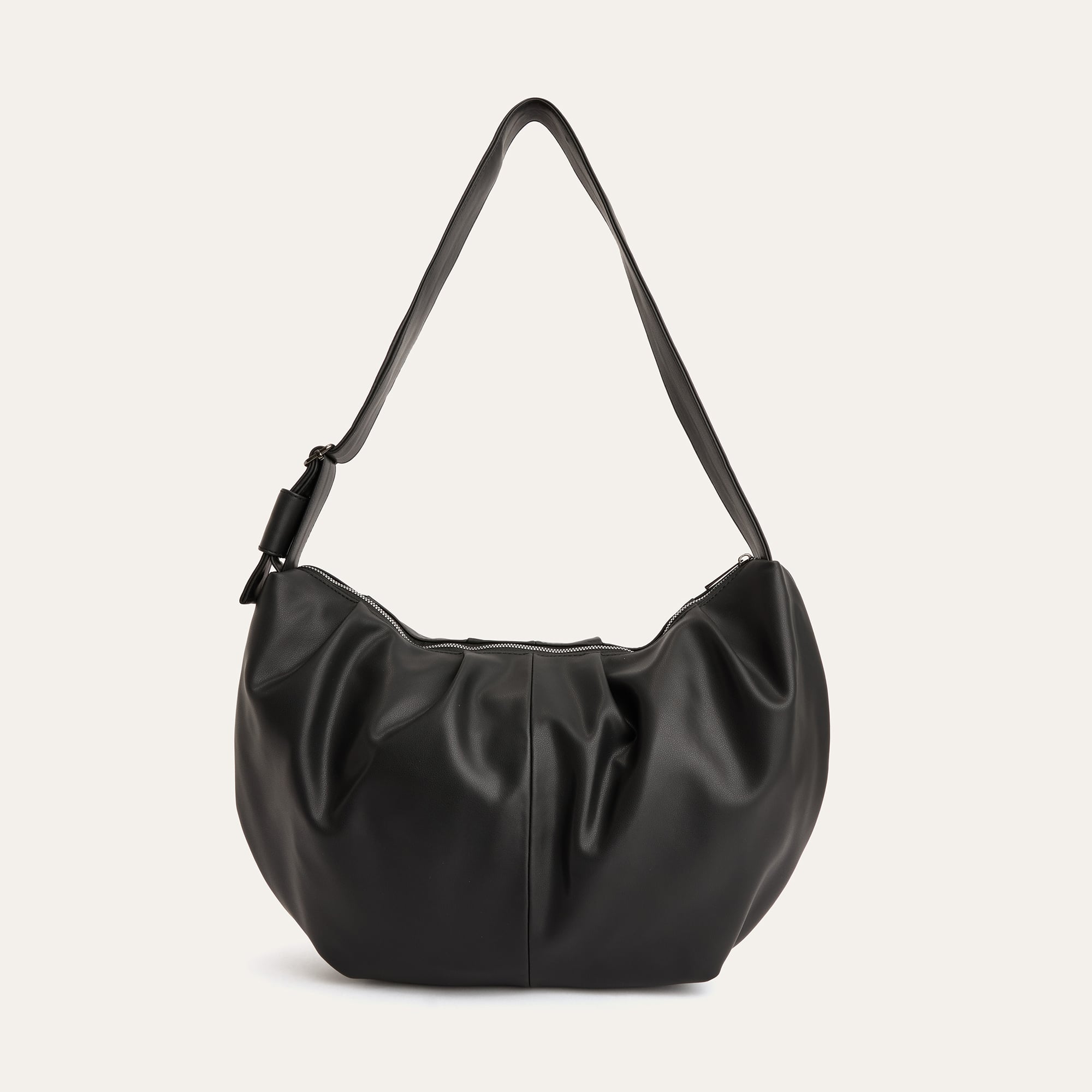 BÜZGÜLÜ DERİ GÖRÜNÜMLÜ EL ÇANTASI