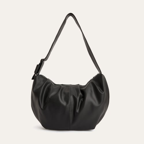 BÜZGÜLÜ DERİ GÖRÜNÜMLÜ EL ÇANTASI