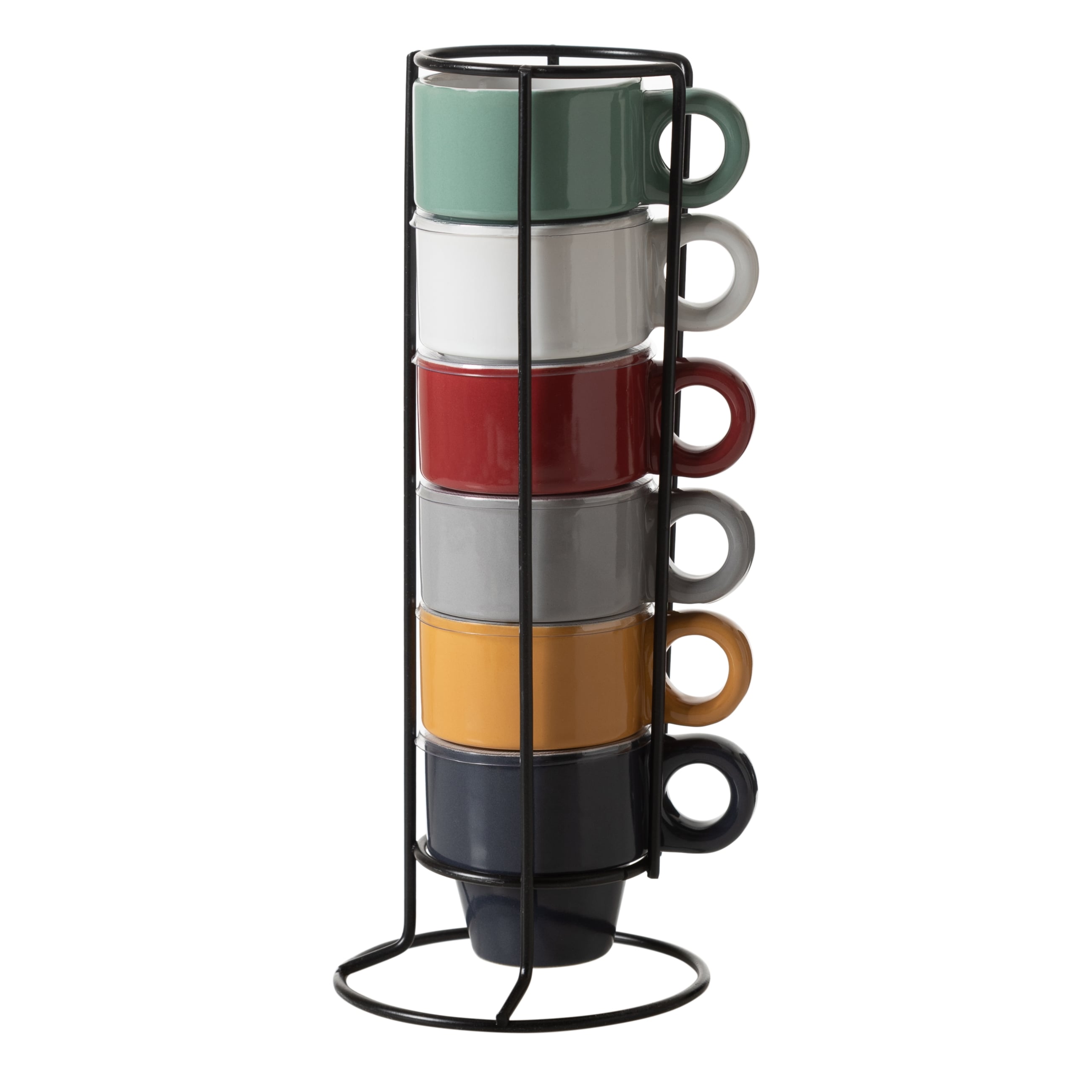 MULTICOLOR SERAMIK ESPRESSO FİNCANI 6 LI