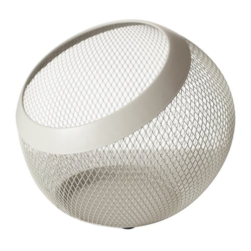 YUVARLAK METAL SEPET BEJ 24 CM