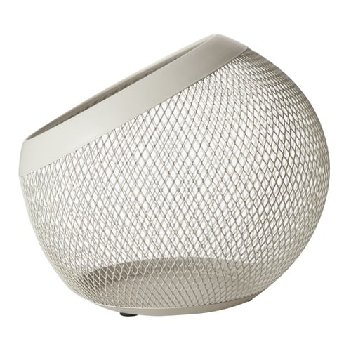 YUVARLAK METAL SEPET BEJ 24 CM