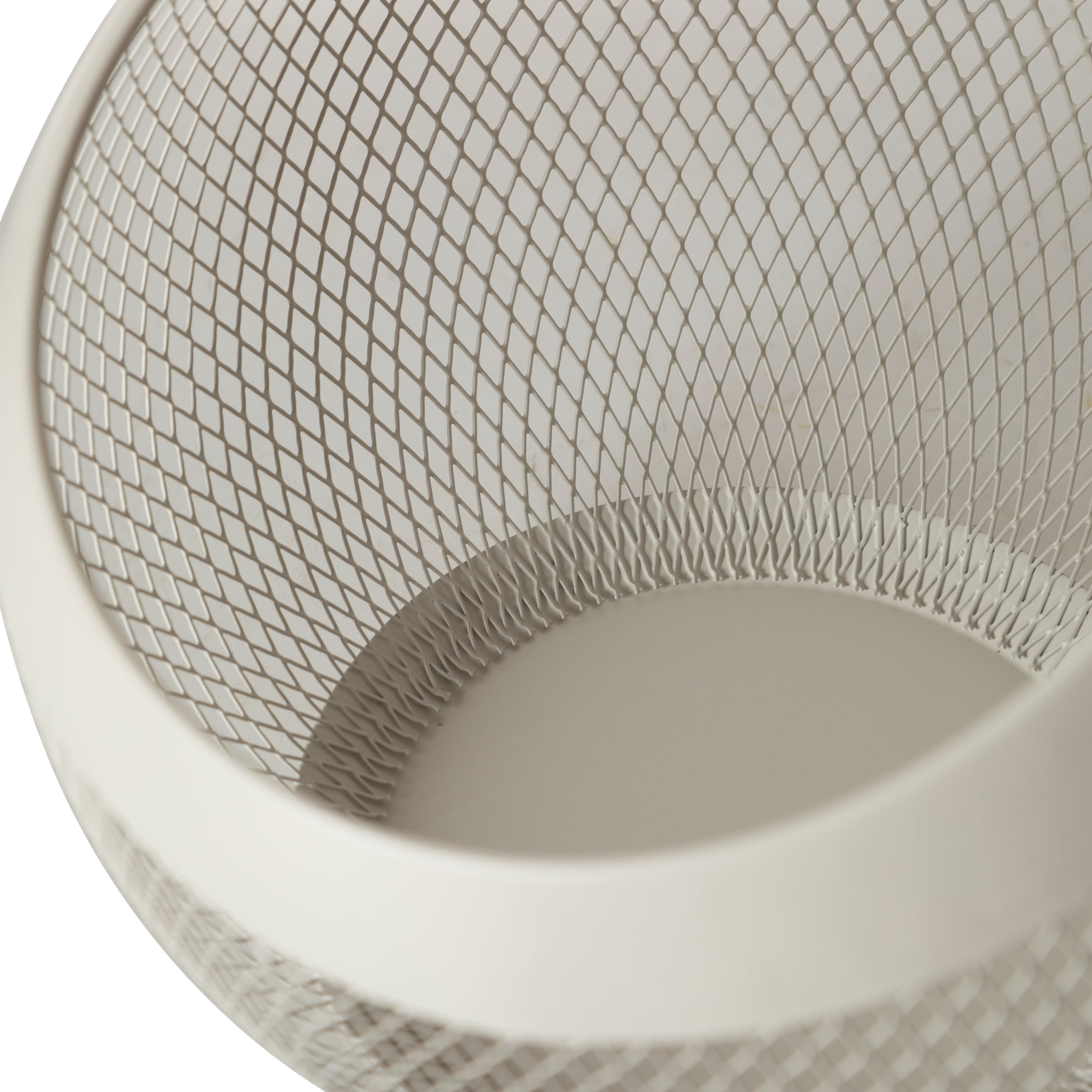 YUVARLAK METAL SEPET BEJ 24 CM