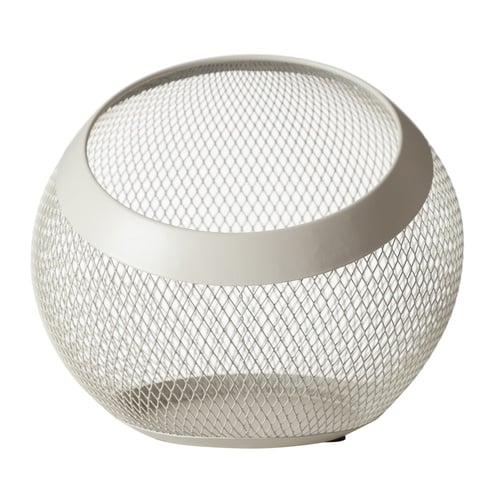 YUVARLAK METAL SEPET BEJ 24 CM