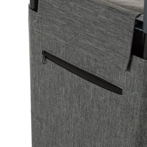  MARCHETTE METAL ALIŞVERİŞ ARABASI İKİ TEKERLEK GRİ