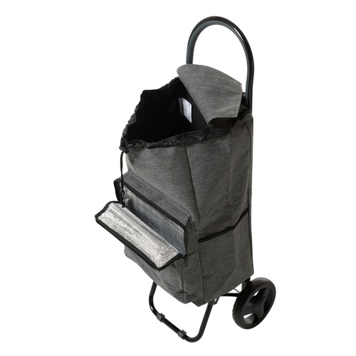  MARCHETTE METAL ALIŞVERİŞ ARABASI İKİ TEKERLEK GRİ