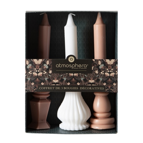  BOHO 3'LÜ MUM EKRU BEJ