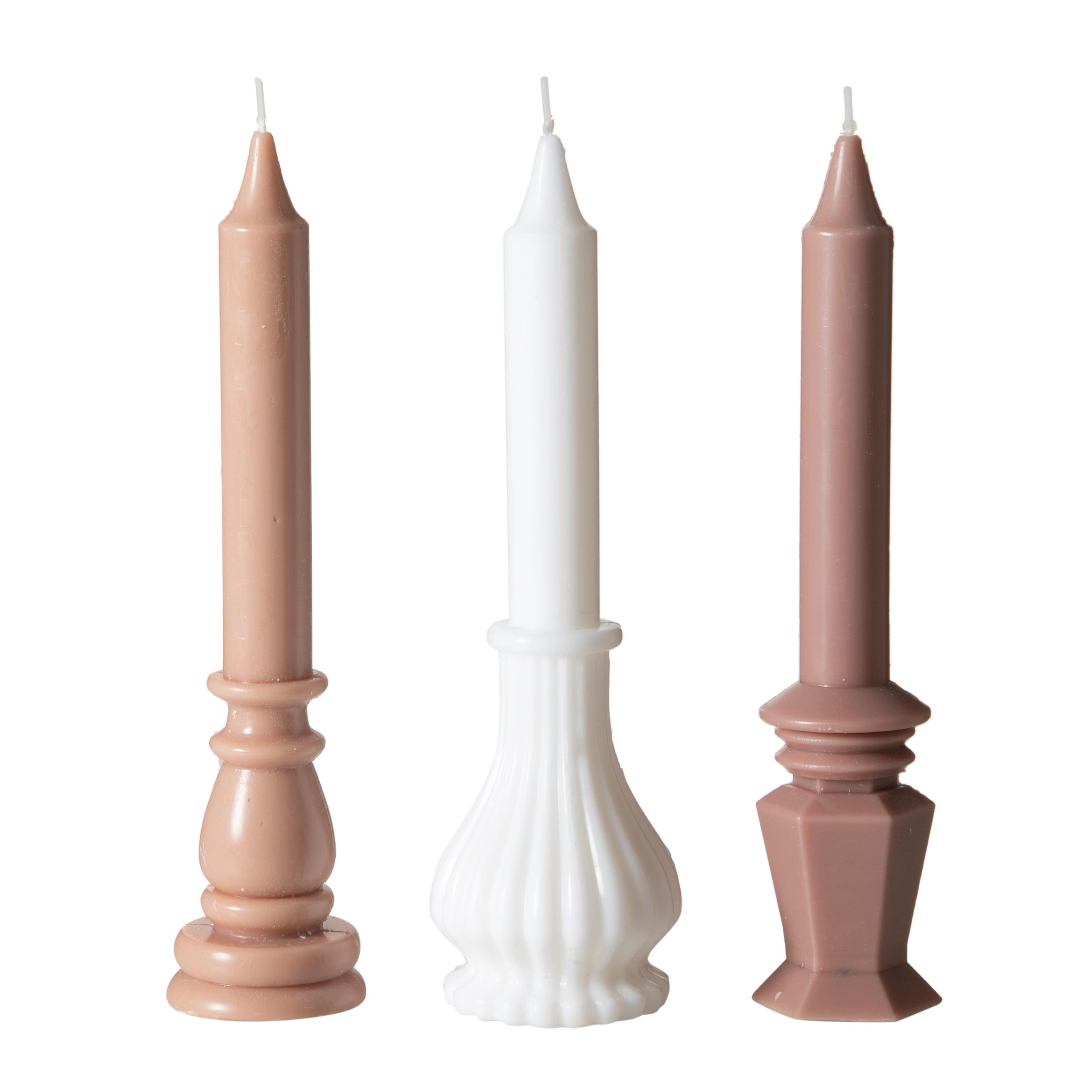 BOHO 3'LÜ MUM EKRU BEJ