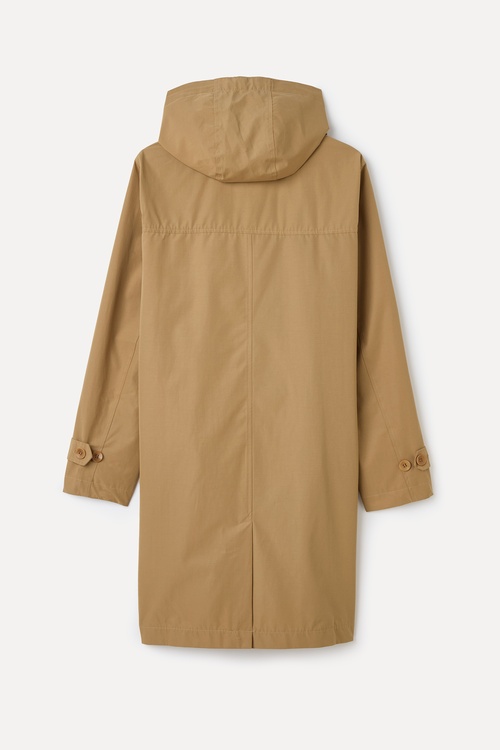  KAPÜŞONLU UZUN TRENÇKOT