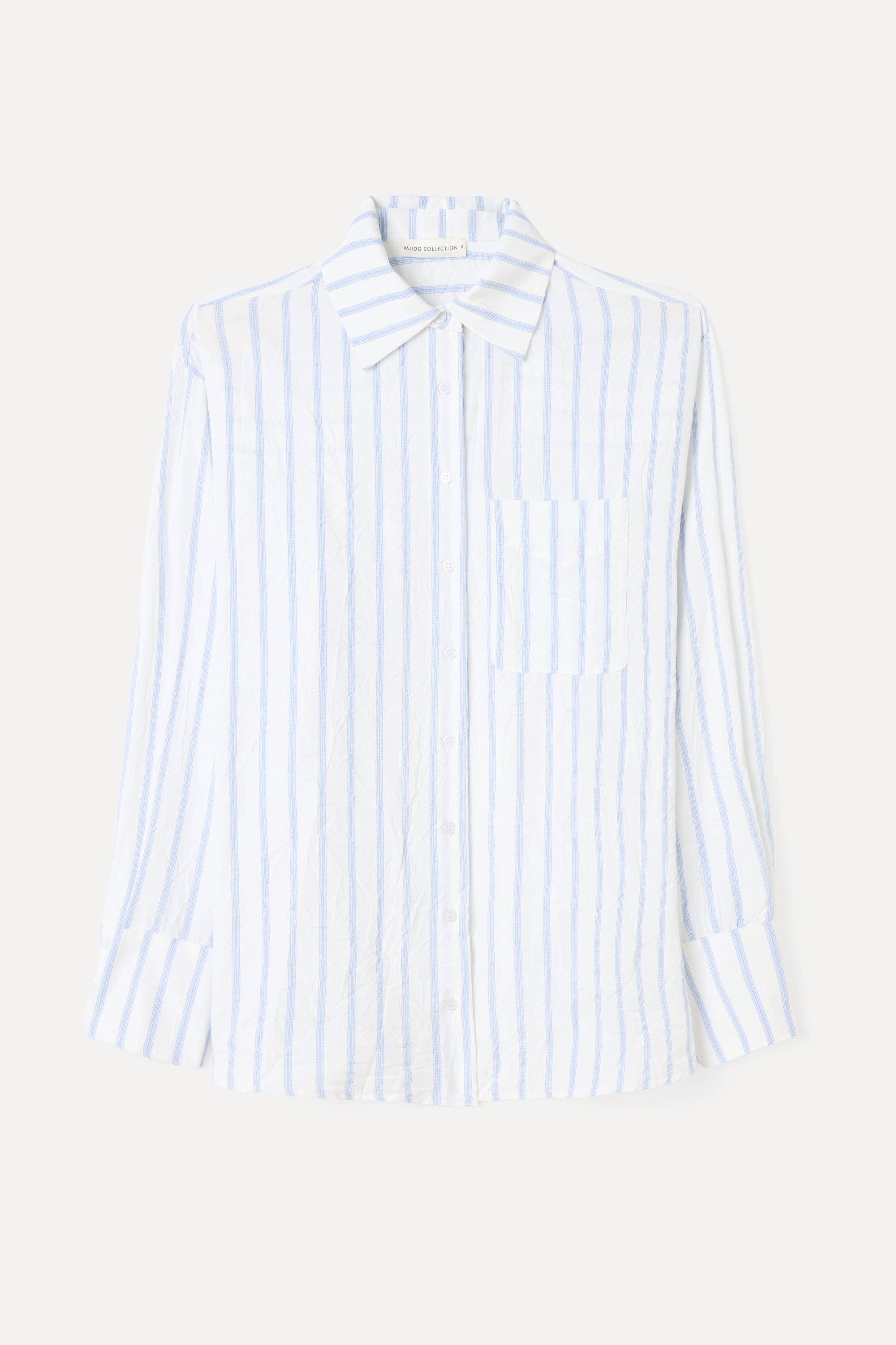 ÇİZGİLİ OVERSIZE UZUN KOLLU GÖMLEK