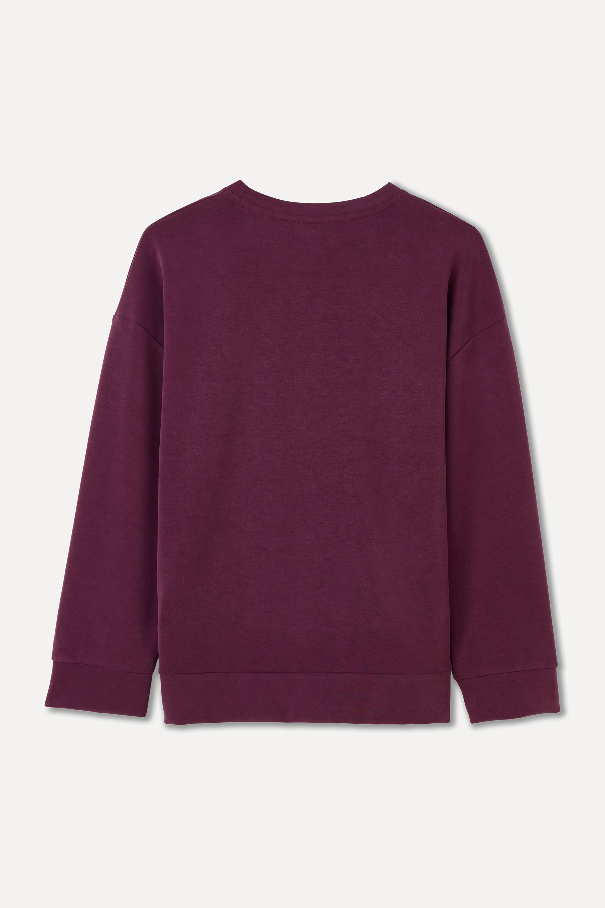 LOOSE FIT BİSİKLET YAKA SWEATSHIRT