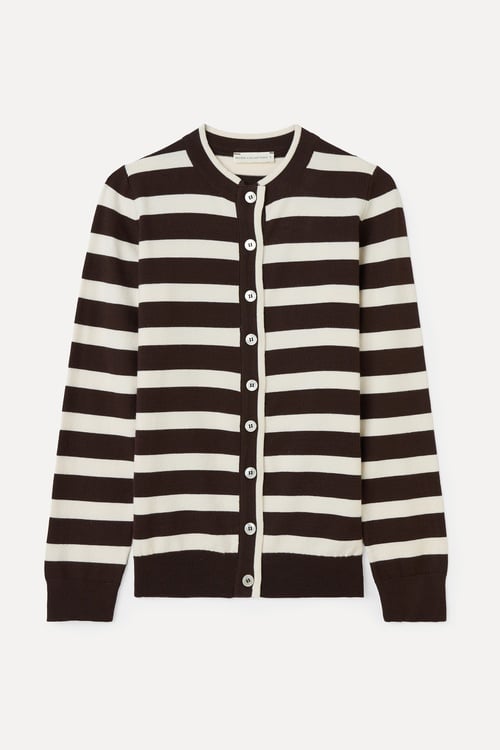 FITTED ÇİZGİLİ HIRKA