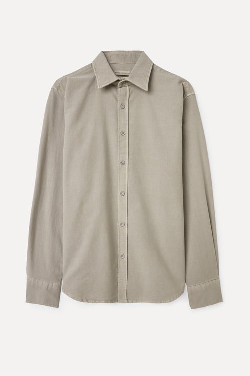 LİYOSEL KARIŞIMLI REGULAR FIT UZUN KOLLU GÖMLEK