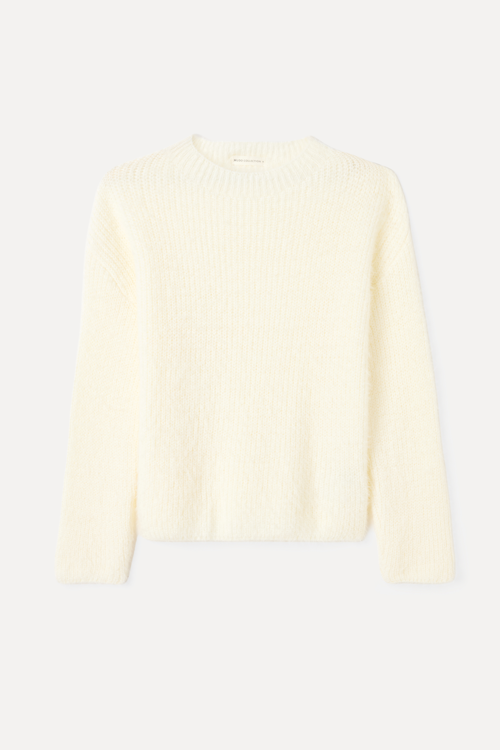 LOOSE FIT BİSİKLET YAKA YUMUŞAK DOKULU TRİKO KAZAK