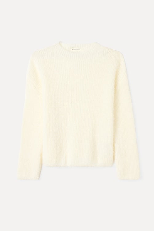  LOOSE FIT BİSİKLET YAKA YUMUŞAK DOKULU TRİKO KAZAK