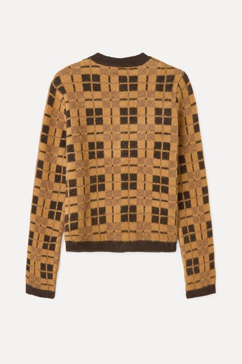  JAKARLI EKOSELİ BİSİKLET YAKA HIRKA