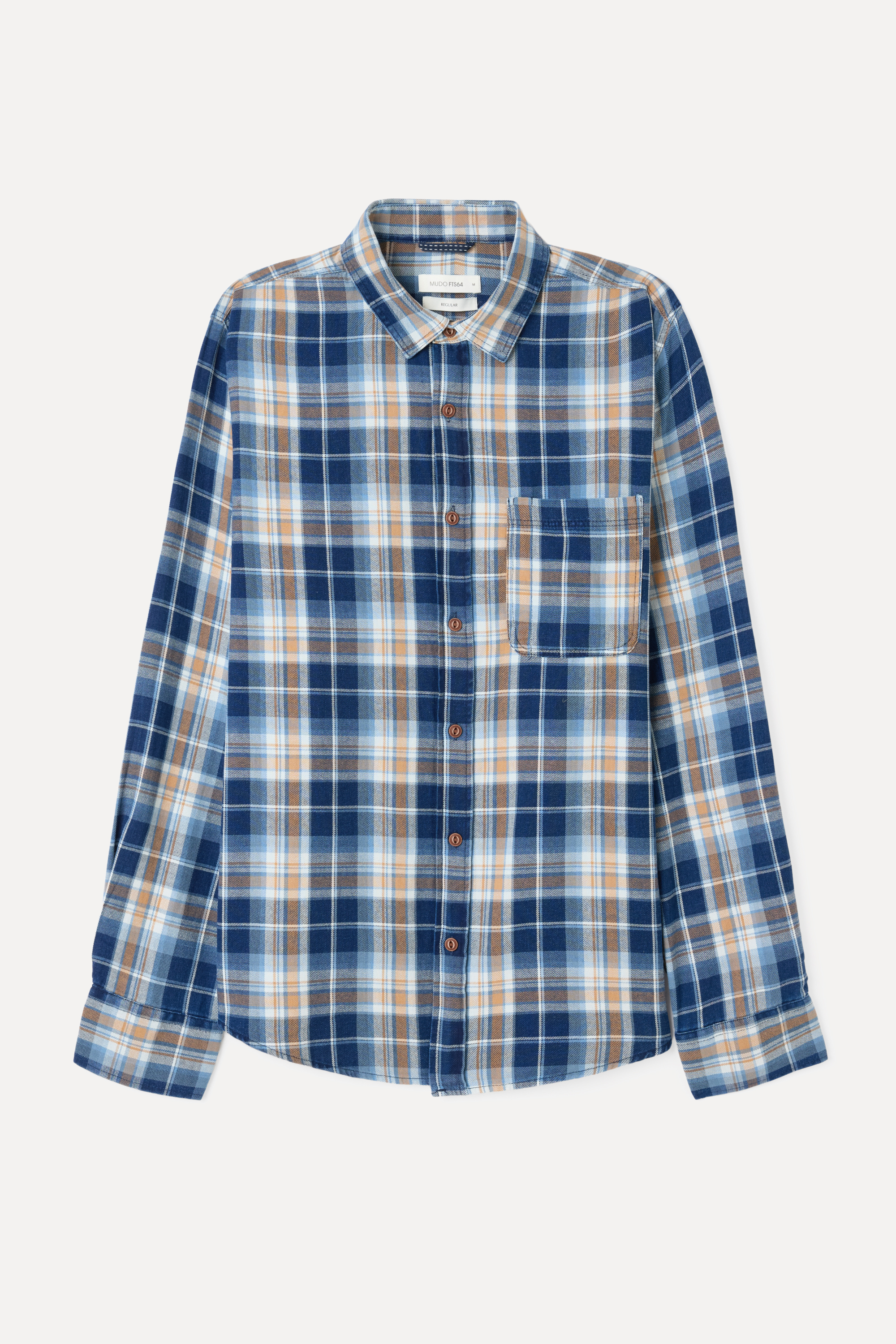 REGULAR FIT EKOSELİ UZUN KOLLU GÖMLEK