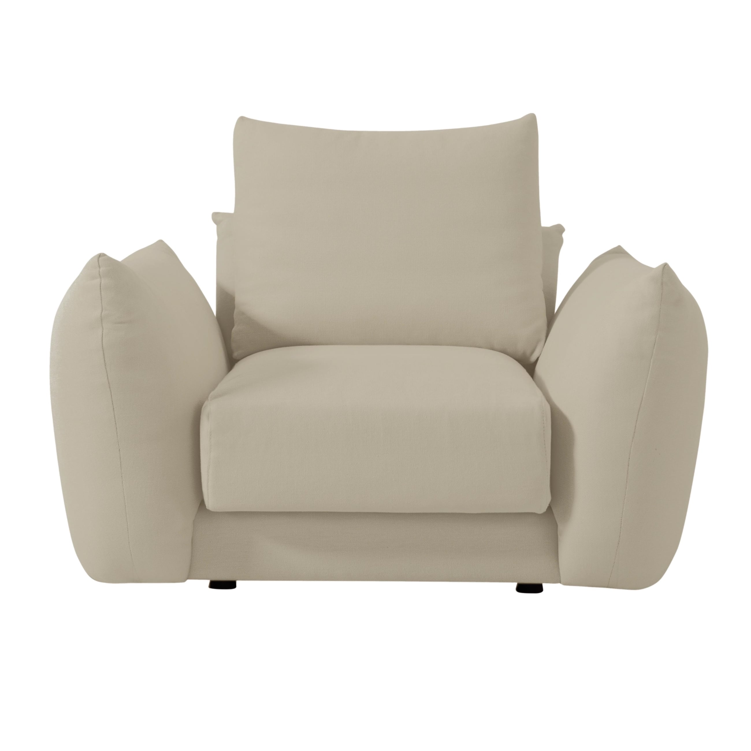 SENSE TEKLI KOLTUK BEJ LİNEN