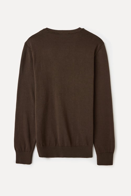 BİSİKLET YAKA TRİKO KAZAK