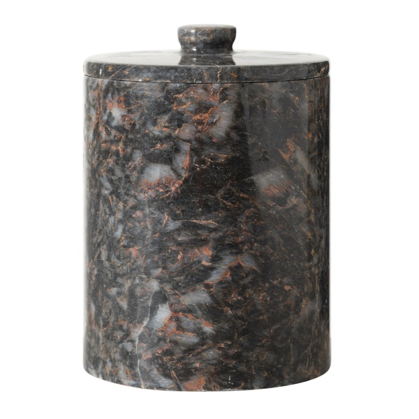 Mudo Home  Marble Siyah Çöp Kovası 3 Lt