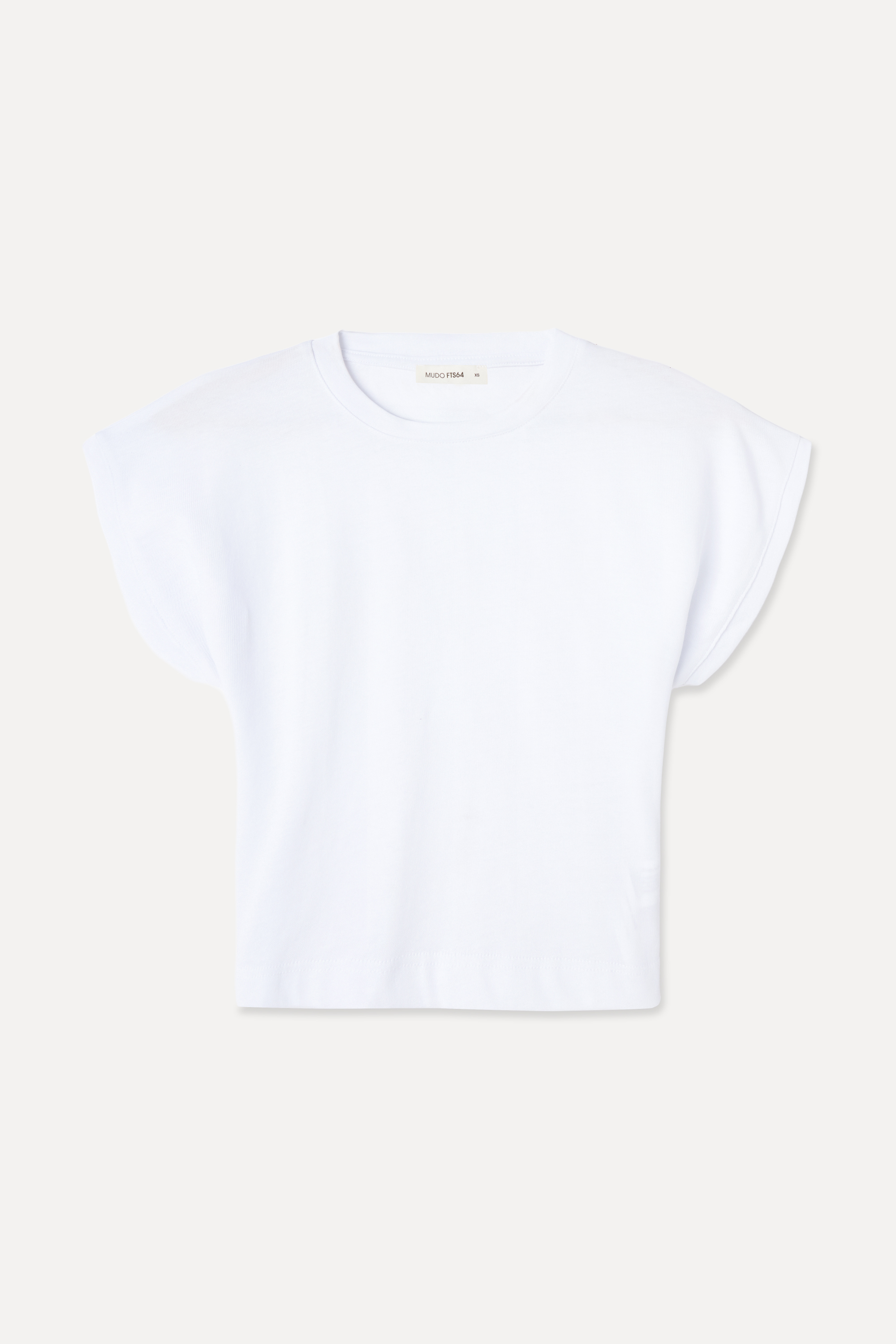 BİSİKLET YAKA CROP T-SHIRT