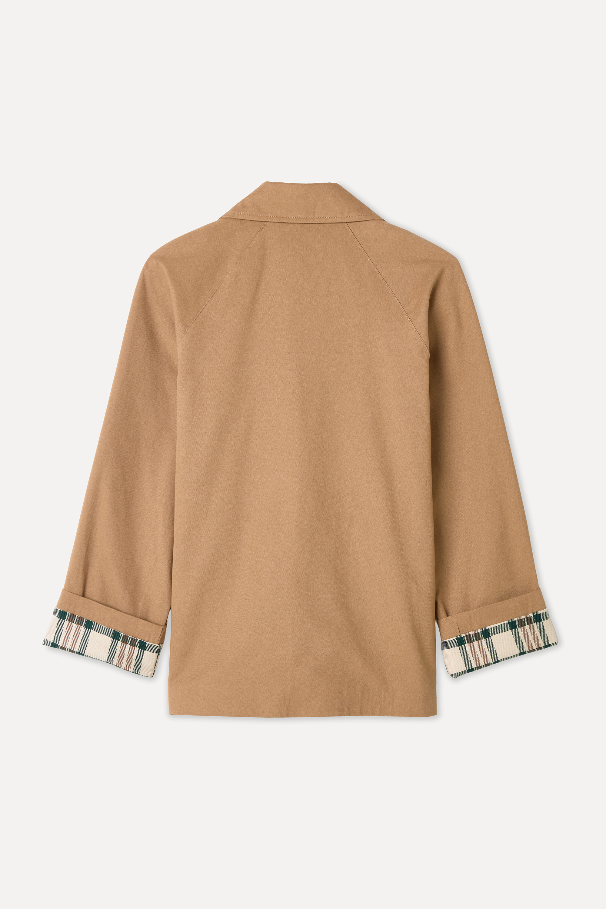 ERKEK YAKA KISA TRENÇKOT